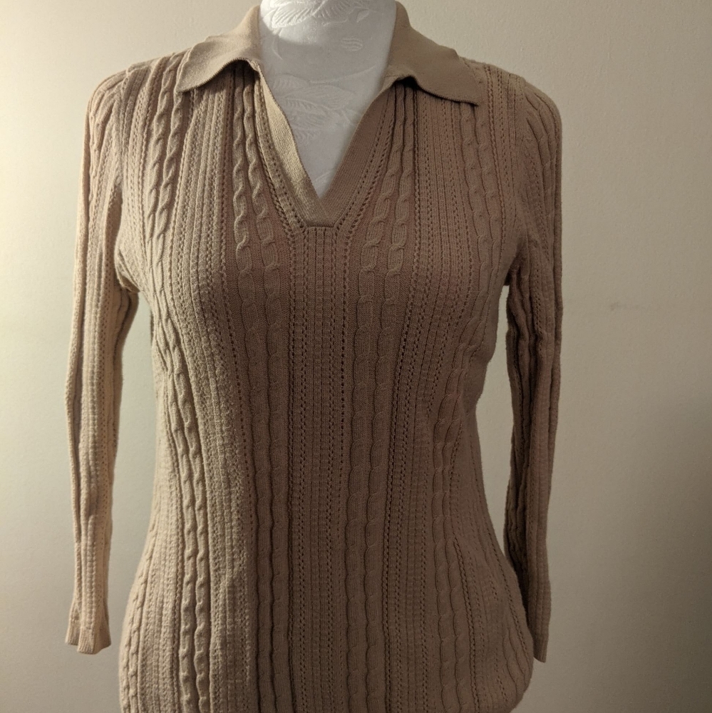 Charter club sweater 100% cotton